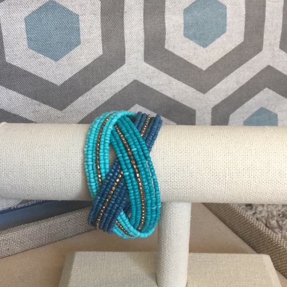 Old Navy Jewelry - 🌟 HP!🌟 Beaded Cuff Bracelet